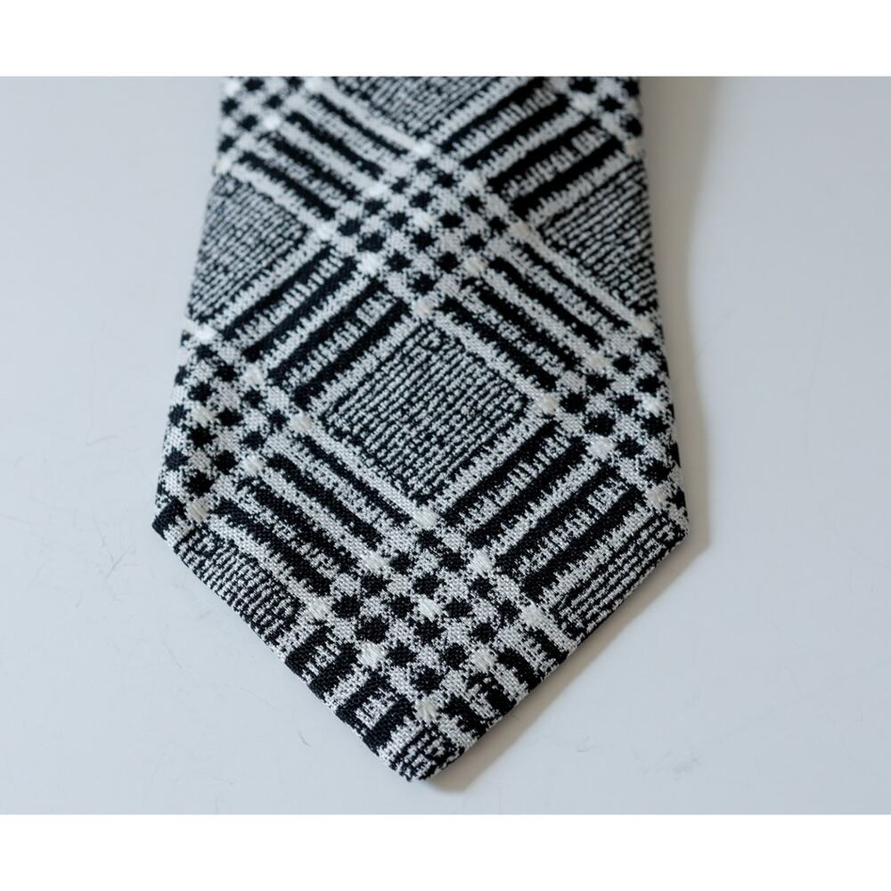 VTG Hickey Freeman USA Silk Glen Plaid Tie Business Preppy Academia Old Money - Picture 7 of 16